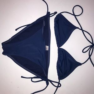 Navy blue bikini